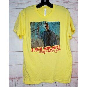 Bella + Canvas “A Real Man Will Chase After You” Michael Myers & Jason T-Shirt